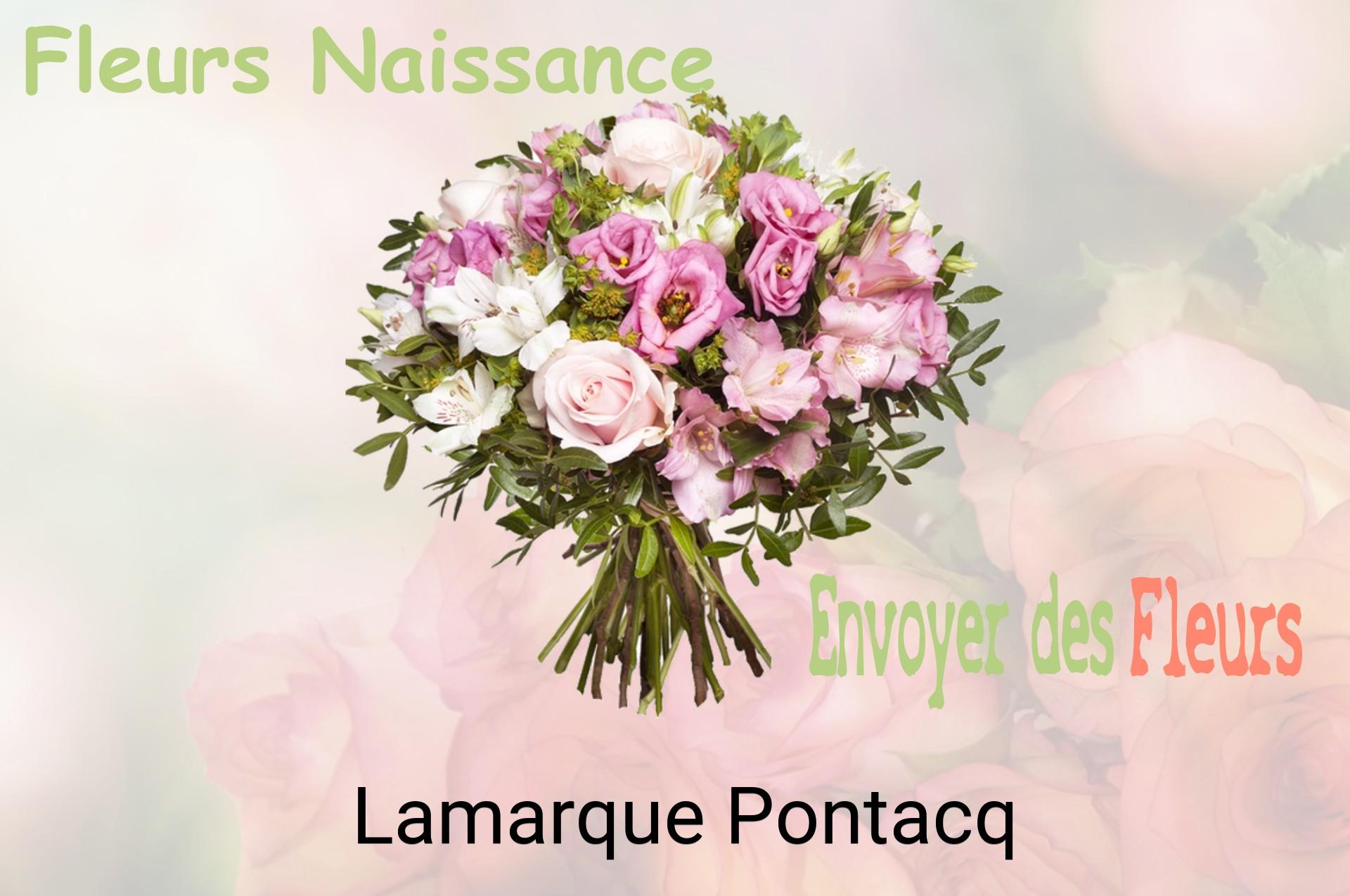 Bouquet de fleurs de naissance livré à Lamarque-Pontacq